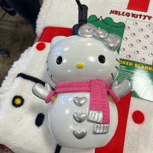 Hello kitty Sherpa Blanket & Snowman Soap